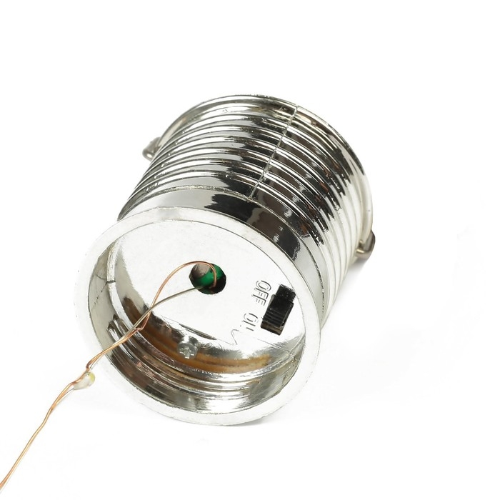 Садовый светильник на солнечной батарее «Лампочка», 8×14×8 см, 5 LED, свечение белое Садовый светильник на солнечной батарее «Лампочка», 8×14×8 см, 5 LED, свечение белое