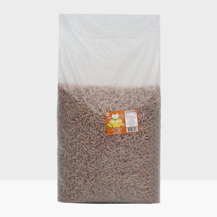 Наполнитель для кошачьего туалета Наполнитель для кошачьего туалета "ОМОЙКОТ" кукурузная гранула 6 мм. 15 кг.