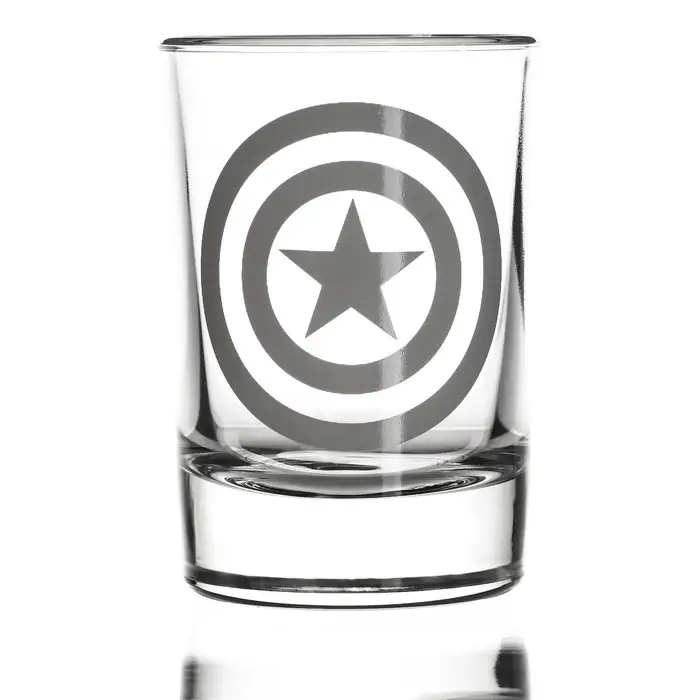Стопка - шот, стекло, «Капитан Америка», 50 мл, Мстители