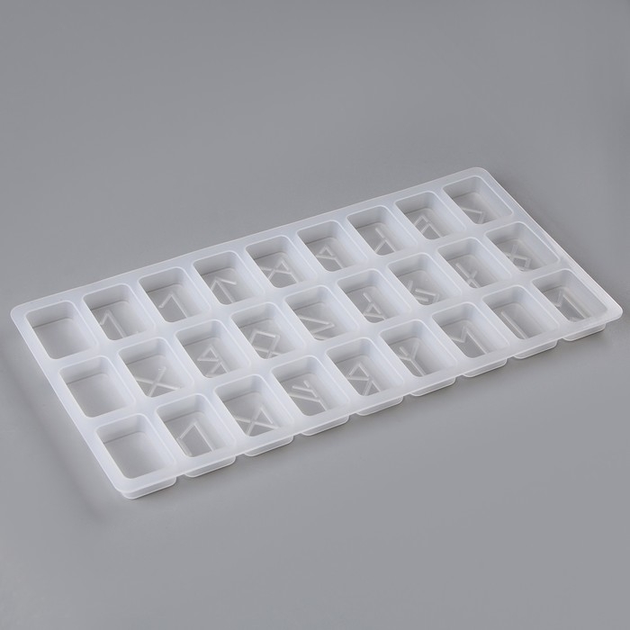 Форма силиконовая универсальная «Руны» 27 шт. Форма силиконовая универсальная «Руны» 27 шт.