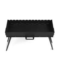 Мангал с ножками FIREGRILL, 94.7&times;37.5&times;72.3 см, 2 мм, длина жаровни 85 см