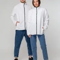 Куртка флисовая унисекс Manakin, ярко-синяя, размер ХS/S