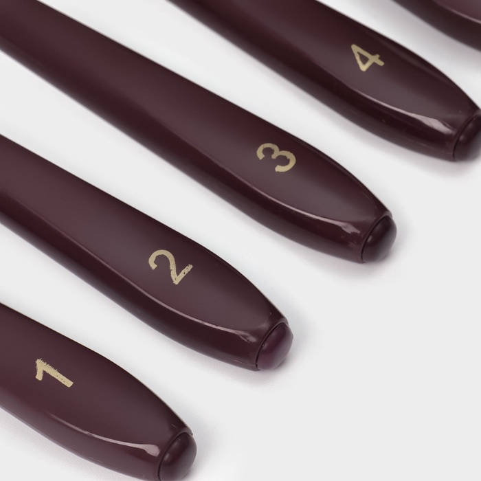 Лопатки - мастихины кондитерские Доляна, 22×2×1,5 см, набор 5 шт, нержавеющая сталь, деревянная ручка, коричневый Лопатки - мастихины кондитерские Доляна, 22×2×1,5 см, набор 5 шт, нержавеющая сталь, деревянная ручка, коричневый