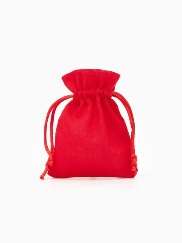 Мешочек подарочный «Хлопок», 7×9 см, красный Мешочек подарочный «Хлопок», 7×9 см, красный