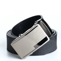 Ремень мужской &laquo;Великан&raquo; для полных, ширина 3.5 см, пряжка автомат, чёрный