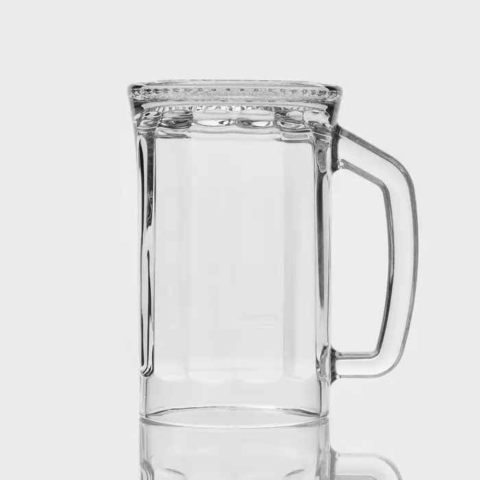 Пивная кружка &laquo;Ладья&raquo;, 500 мл, стекло, прозрачная