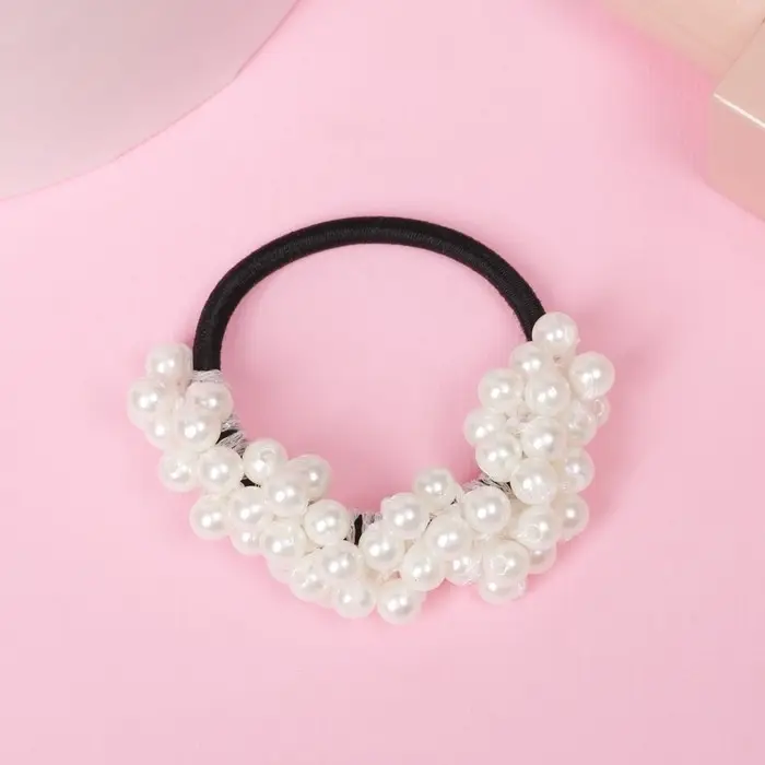 Резинка для волос «Русалка», 4.5 см, белый Резинка для волос «Русалка», 4.5 см, белый