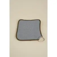 Мочалка массажная SL Home &laquo;Ортика&raquo;, бамбуковое волокно, 21&times;20.5 см, серая