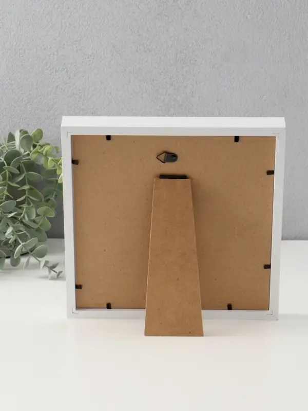 Фоторамка МДФ "Camila" 20х20 см, с паспарту (14х14 см), белый