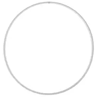 Обруч для художественной гимнастики Grace Dance, профессиональный, d=65 см, цвет белый