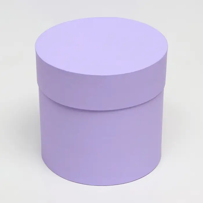 Набор шляпных коробок 4 в 1 &laquo;Светлая сирень&raquo; 21&times;21&times;21- 14&times;14&times;14 см