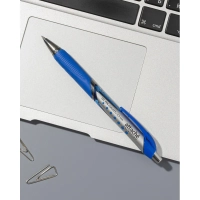 Ручка гелевая автомат.Galaxy,синий корп,син,манж