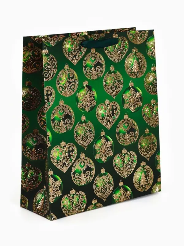 Пакет подарочный «Новогодний» 32×26×10 см Пакет подарочный «Новогодний» 32×26×10 см