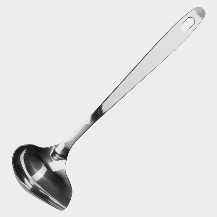 Ложка соусная из нержавеющей стали Luxstahl, 50 мл, ручка 20 см Ложка соусная из нержавеющей стали Luxstahl, 50 мл, ручка 20 см