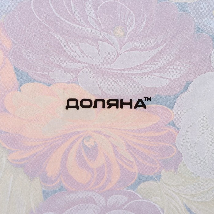 Блюдо стеклянное сервировочное овальное Доляна «Народные мотивы», 24,5×15 см, цвет чёрный