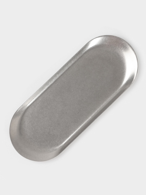 Тарелка овальная 22,8х9х1см, 201 сталь