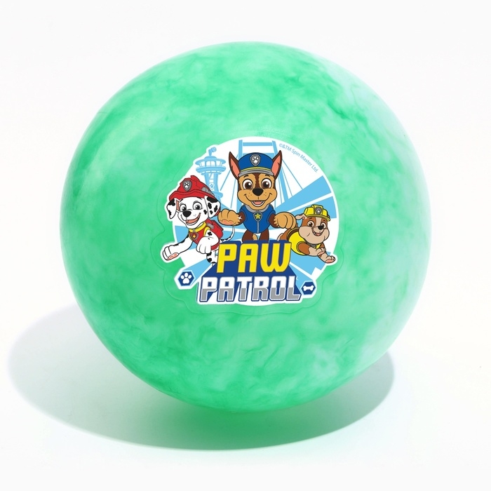 Мяч детский Paw Patrol, 22 см, 60 г, мрамор, МИКС Мяч детский Paw Patrol, 22 см, 60 г, мрамор, МИКС