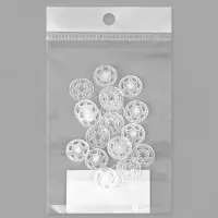 Кнопки пришивные d15мм (наб 10шт цена за наб) пластик прозрачный пакет Кнопки пришивные d15мм (наб 10шт цена за наб) пластик прозрачный пакет
