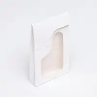 Кондитерская упаковка «Кулек» с окном 12×3×20 см
