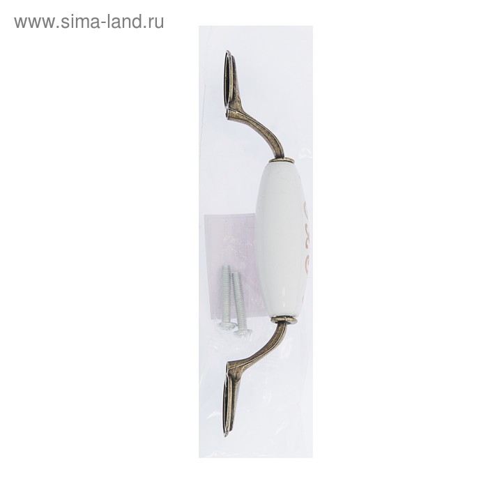 Ручка скоба Ceramics 015 LIGHT, 96 мм, керамическая, цвет бронза Ручка скоба Ceramics 015 LIGHT, 96 мм, керамическая, цвет бронза