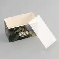 Коробка для 2 капкейка с прозрачной крышкой, «23 Февраля», 16×8×10 см