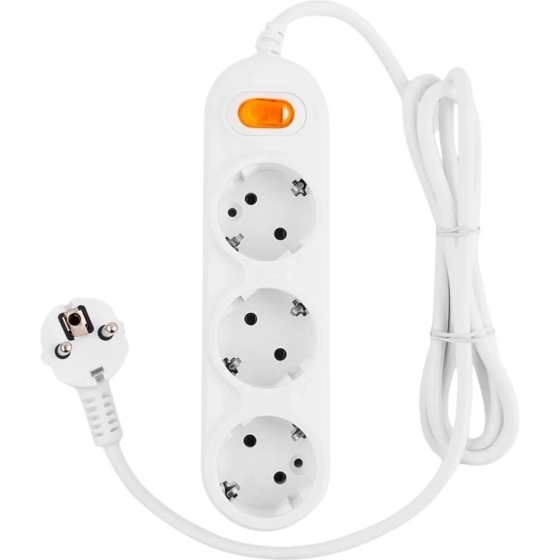 Удлинитель Power Cube 3р/3м с/з выкл 2200 Вт 10 А 3x0,75 (PC-2-3M)