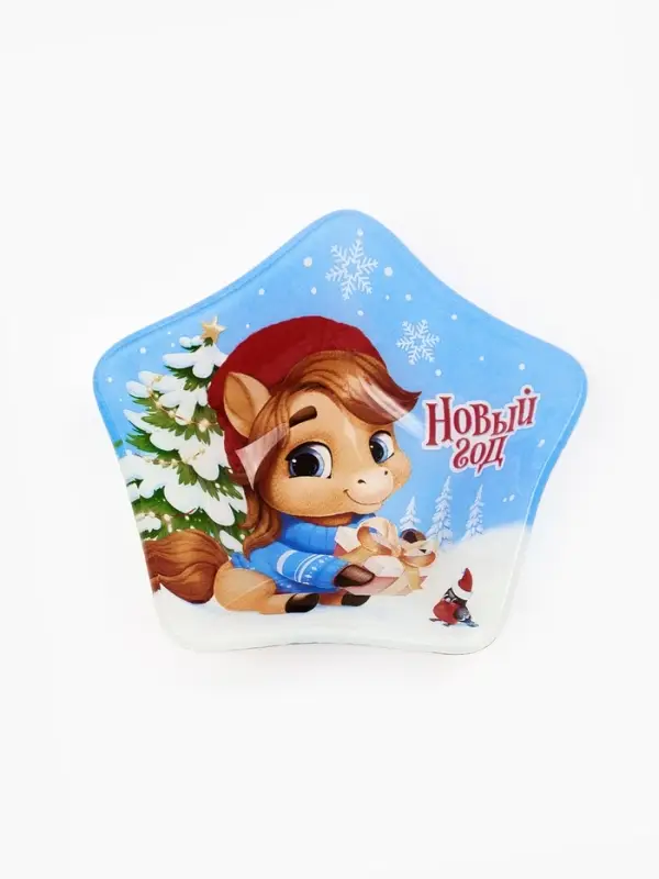 Соусник стеклянный новогодний «Новый год», 10.8×10.3 см Соусник стеклянный новогодний «Новый год», 10.8×10.3 см