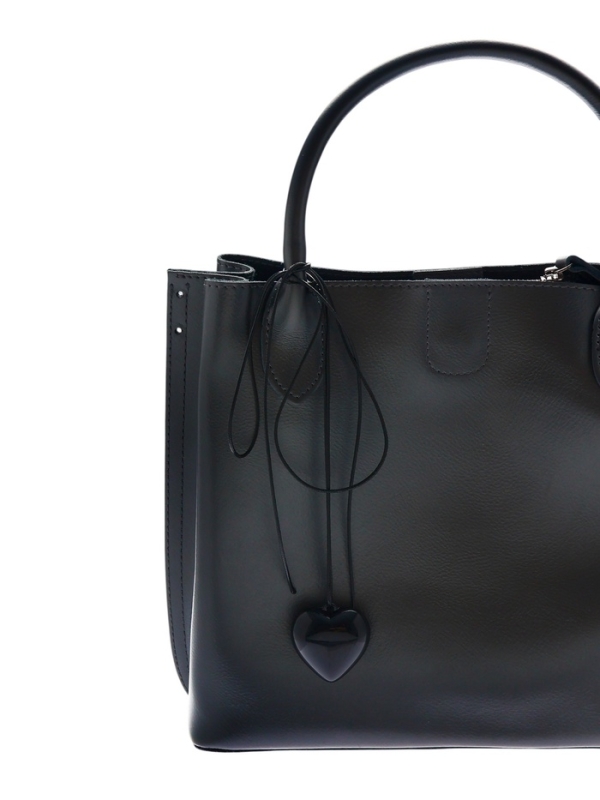 Портупея с кулоном «Сердечко», трансформер, чёрная, 150 см