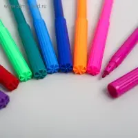 Фломастеры, 6 цветов, Коты