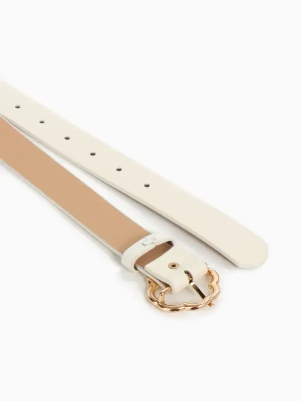 Ремень жен 05-01-01-01, Март2512, 2,8*0,3*110 см, без винта, пряж золото, 1 прокол,