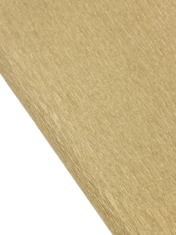 Бумага крепированная 50&times;250 см, в рулоне, 28 г/м&sup2;, золотой