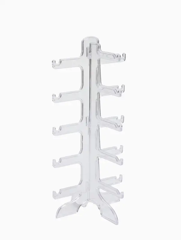 Подставка под очки 5 мест, 16&times;14.5&times;31 см, прозрачная