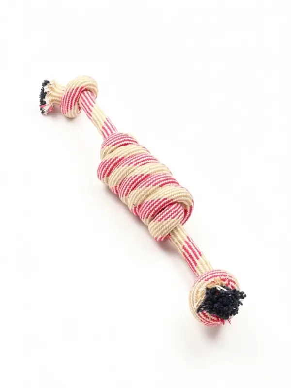 Игрушка для больших и средних собак канатная &laquo;Двойной узел&raquo;, до 50 см, до 185 г