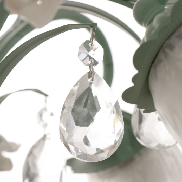 Люстра Люстра "Лиана" 5хЕ27 40Вт зелёный 45х45х40-90 см