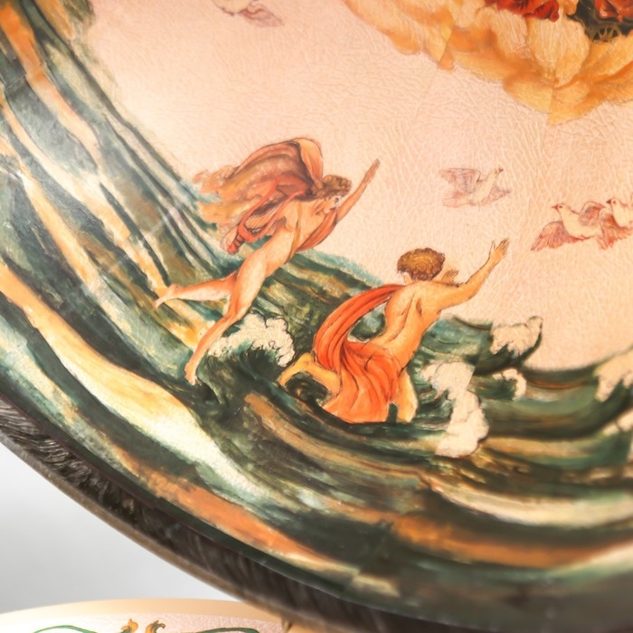 Глобус-бар декоративный, песочный цвет 43х33х33 см Глобус-бар декоративный, песочный цвет 43х33х33 см