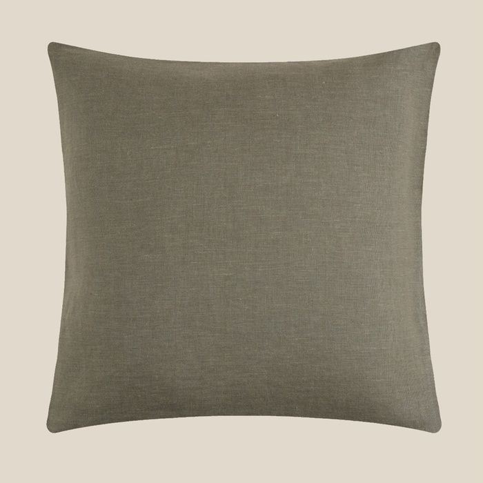 Декоративная наволочка SL Home Linen 40*40 см, цв. зеленый, 100%лён Декоративная наволочка SL Home Linen 40*40 см, цв. зеленый, 100%лён