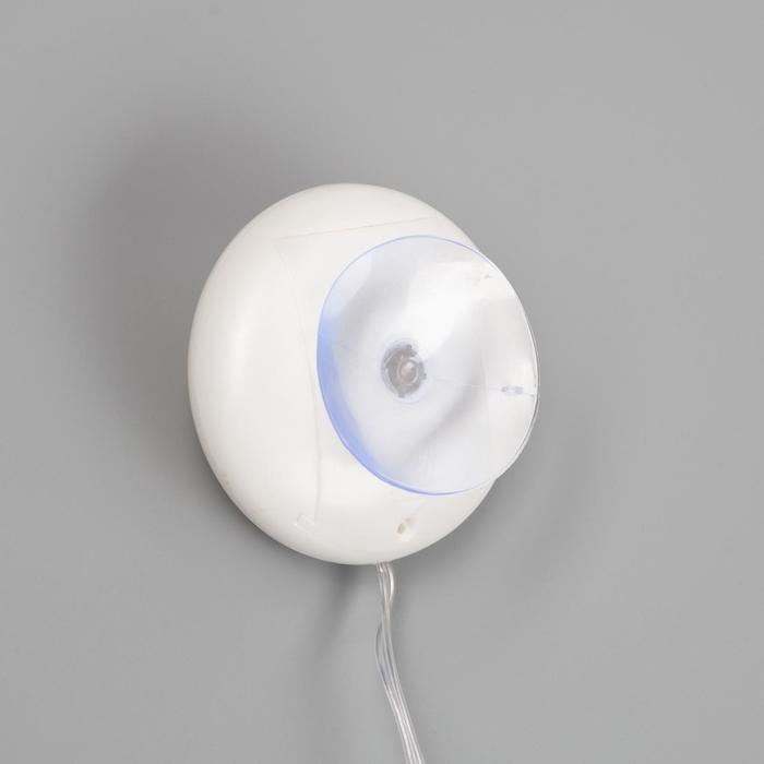 Светодиодная фигура на присоске «Снеговик» 22 × 44 см, пластик, батарейки АААх3 (не в комплекте), свечение тёплое белое Светодиодная фигура на присоске «Снеговик» 22 × 44 см, пластик, батарейки АААх3 (не в комплекте), свечение тёплое белое