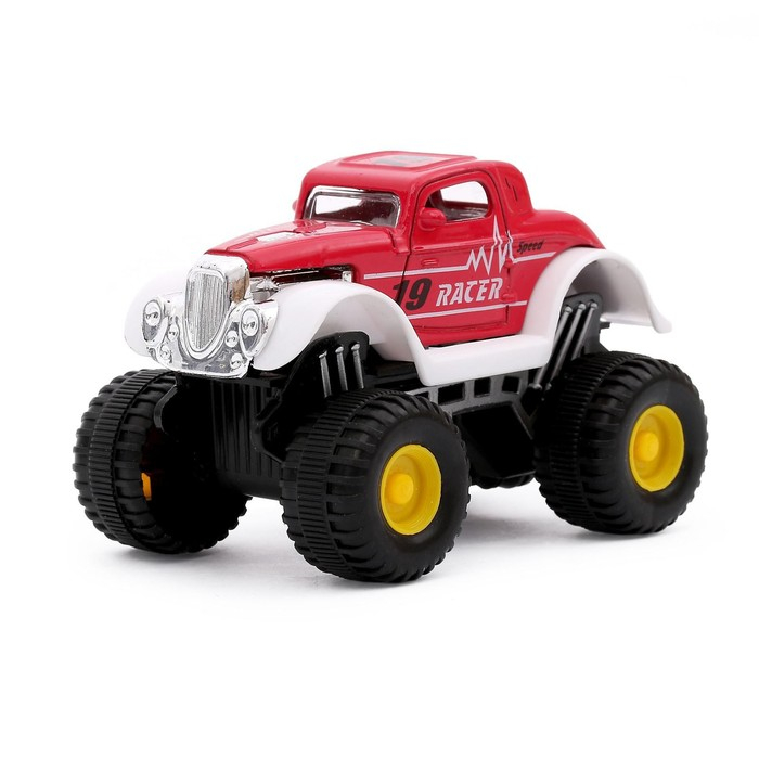 Машина металлическая «Биг-фут», инерционная, МИКС Машина металлическая «Биг-фут», инерционная, МИКС