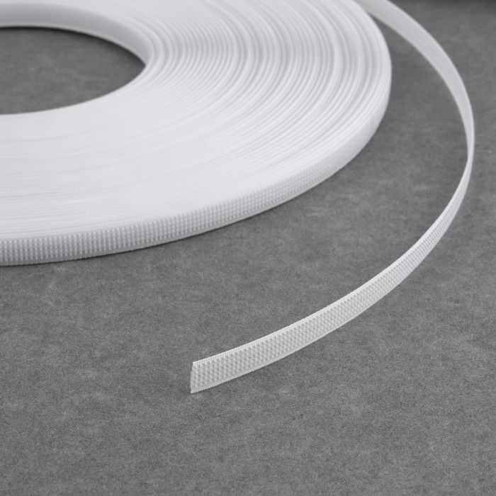 Корсетный регилин, 8 мм, 46 м, цвет белый Корсетный регилин, 8 мм, 46 м, цвет белый