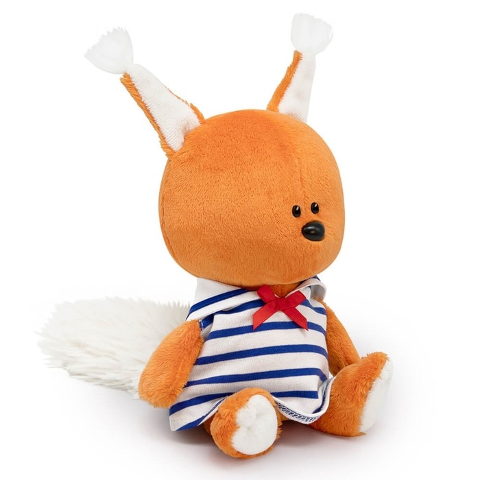 Мягкая игрушка «Белка Бика», в морском платье, 15 см Мягкая игрушка «Белка Бика», в морском платье, 15 см