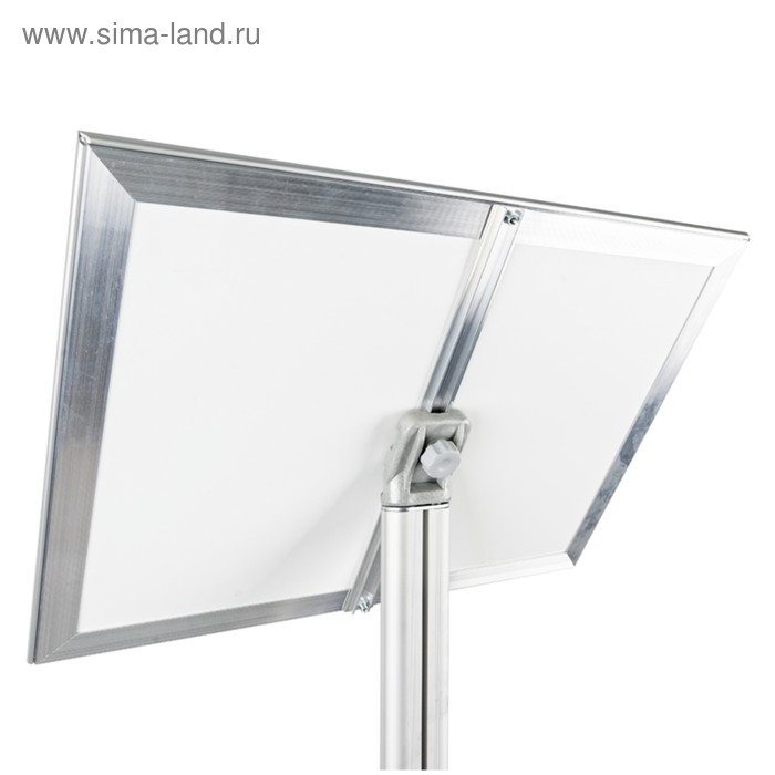 Клик-рамка на стойке для рекламы А3 OfficeSpace, алюминиевый профиль, 25мм 292622 Клик-рамка на стойке для рекламы А3 OfficeSpace, алюминиевый профиль, 25мм 292622