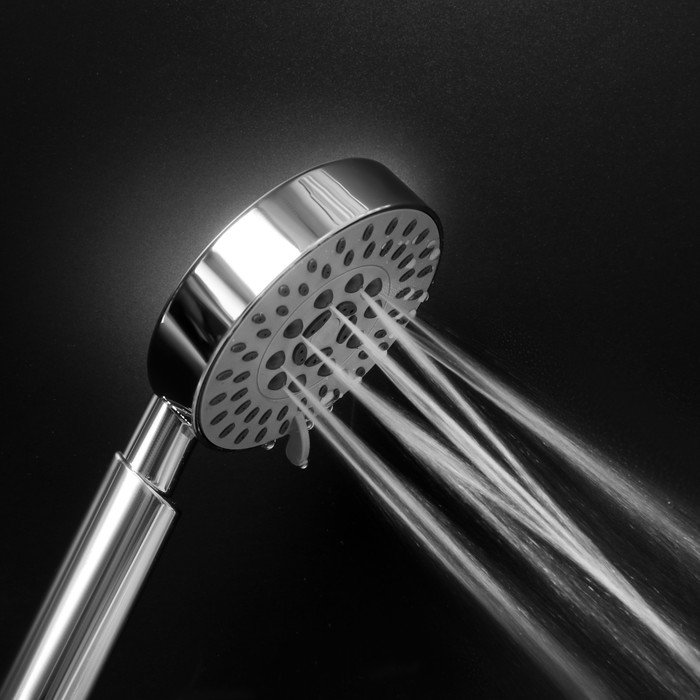 Душевая лейка ZEIN Z0501, пластик, средняя, 5 режимов, хром Душевая лейка ZEIN Z0501, пластик, средняя, 5 режимов, хром