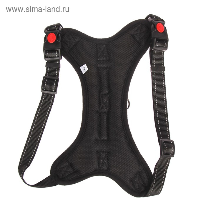 Шлейка К7 мягкая светоотражающая, размер L, ОГ 64-86 см, вес 18- 27,5 кг, хаки Шлейка К7 мягкая светоотражающая, размер L, ОГ 64-86 см, вес 18- 27,5 кг, хаки