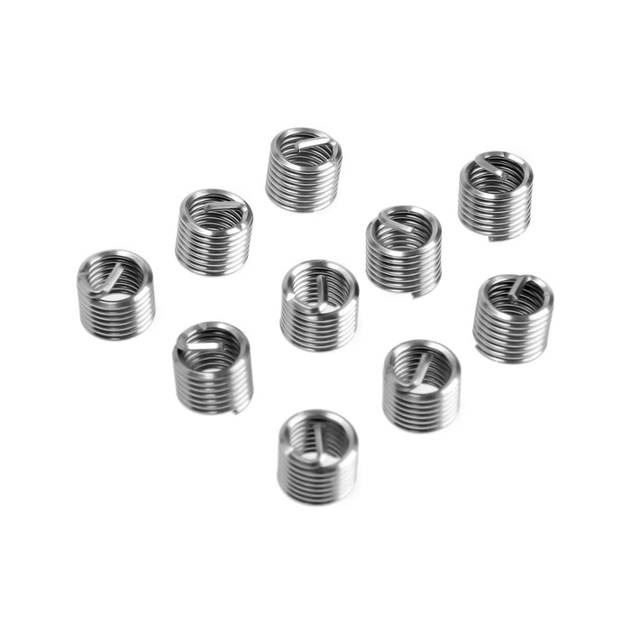 Набор резьбовых вставок ТУНДРА, М8х1.25, 10 шт. Набор резьбовых вставок ТУНДРА, М8х1.25, 10 шт.