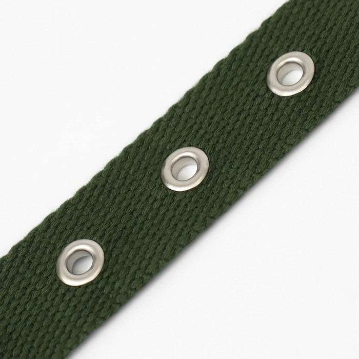 Ошейник брезентовый однослойный, 58 х 2,5 см, хаки Ошейник брезентовый однослойный, 58 х 2,5 см, хаки