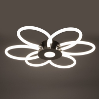 Люстра 1802/6 LED 123Вт 4000К хром 68х68х10 см BayerLux