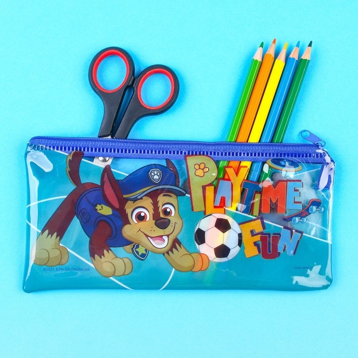 Пенал мягкий, 1 отделение, 95х205 мм, ПВХ, Щенячий патруль Пенал мягкий, 1 отделение, 95х205 мм, ПВХ, Щенячий патруль