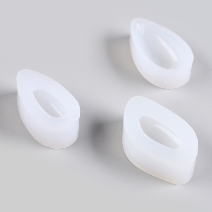 Форма силиконовая универсальная «Кулоны» набор 3 формы Форма силиконовая универсальная «Кулоны» набор 3 формы