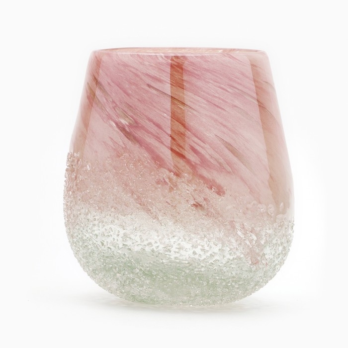 Ваза для цветов «Элен» из цветного стекла 15×14×14 см Ваза для цветов «Элен» из цветного стекла 15×14×14 см