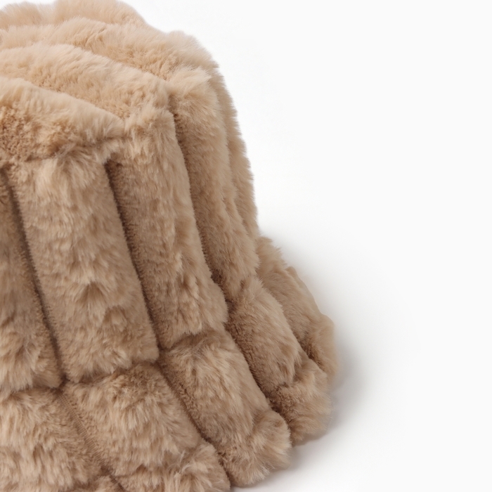 Панама зимняя MINAKU, цвет бежевый, р-р 56-58